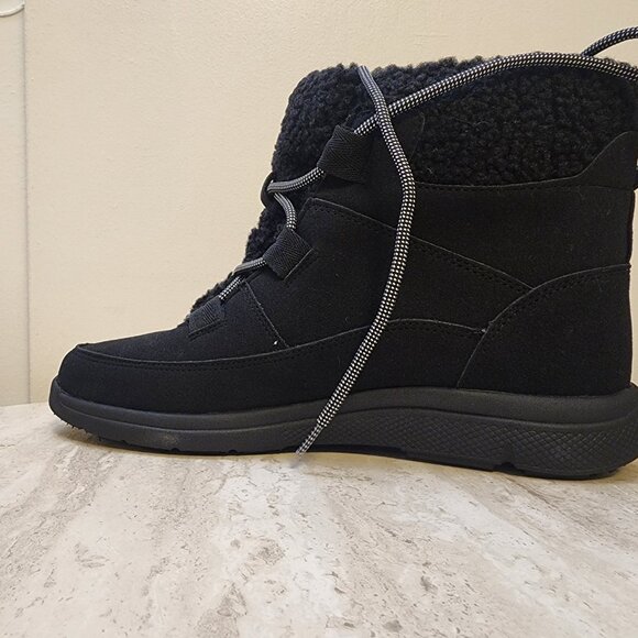 JBU Womens Freeze Round Toe B Black 8M- A025 - Picture 7 of 12